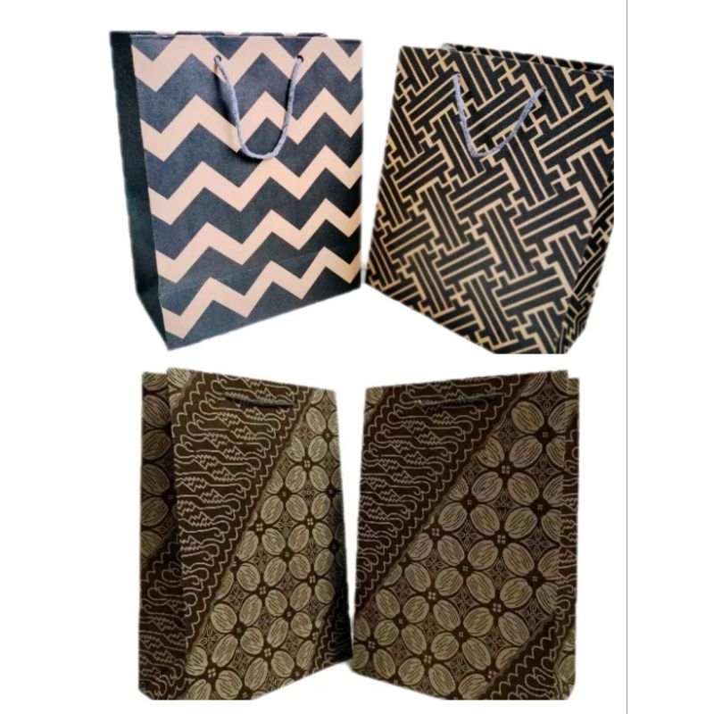 

PAPER BAG MOTIF GARIS ZIGZAG , PAPERBAG BATIK EKSKLUSIF , PAPERBAG LUCU , TAS KADO , TAS HAMPERS