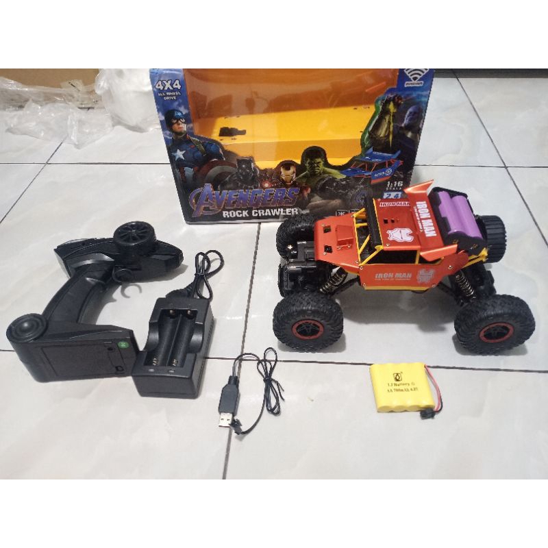 mobil RC modif baterai external 2 pcs