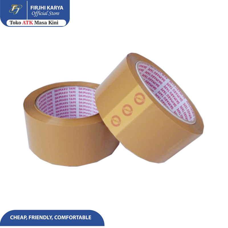 

Lakban Coklat 100 Yard - Daimaru 48mm