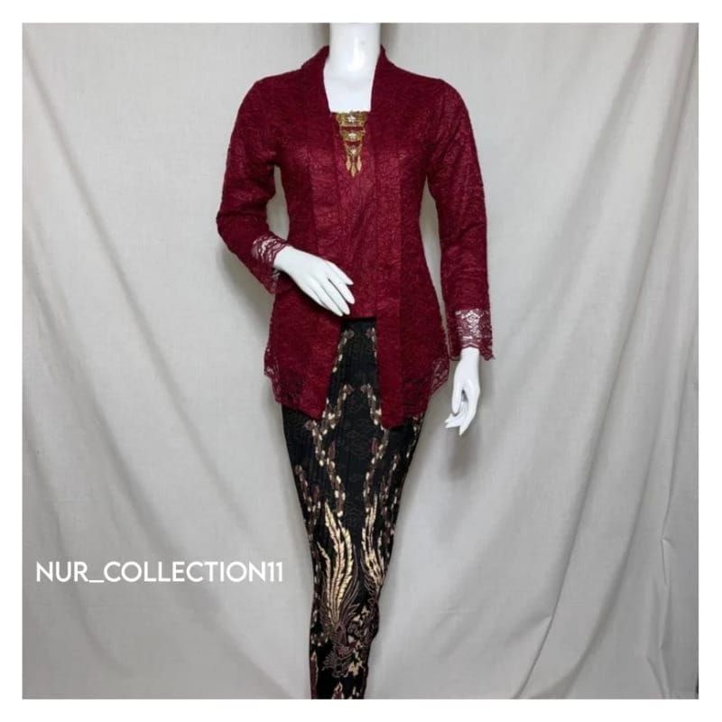 Kebaya Brokat Set Kebaya Kutubaru Kebaya Kartini Atasan Kebaya Modern Kebaya Wisuda Modern Kebaya Co
