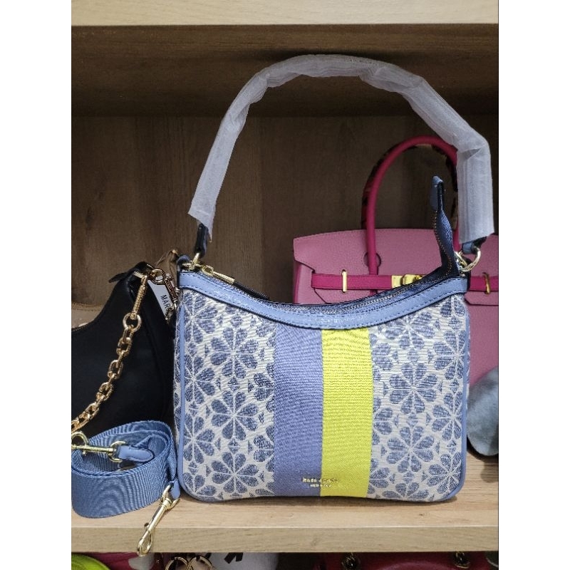 New Kate Spade Flower Jacquard Blue