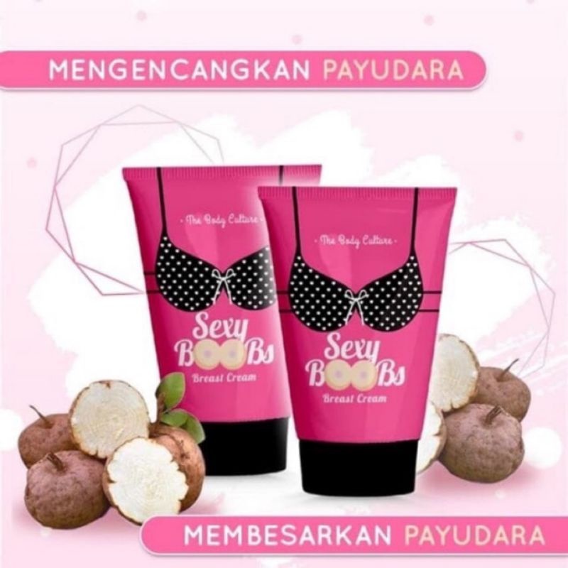 Pembesar Payudara SEXY BOOBS BREAST CREAM THE BODY CULTURE BPOM ORIGINAL