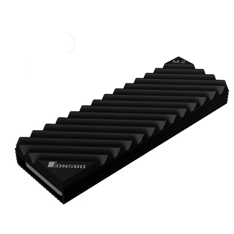 JONSBO Heatsink SSD NVMe M.2 2280 Premium Cooler M2-3 Aluminum Black JunDW
