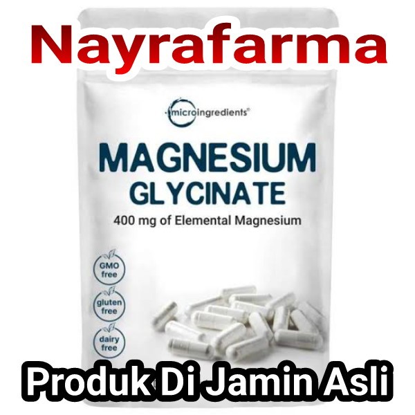 Microingredients Magnesium Glycinate 400Mg Original 100% Micro Ingrediesnt