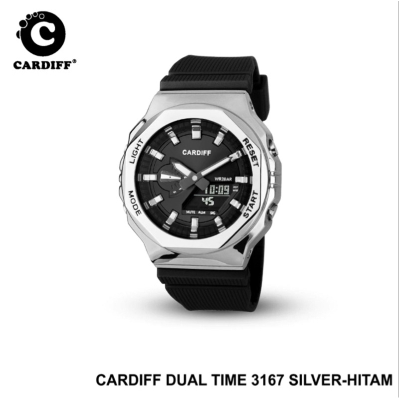 JAM TANGAN CARDIFF 3167 ORIGINAL