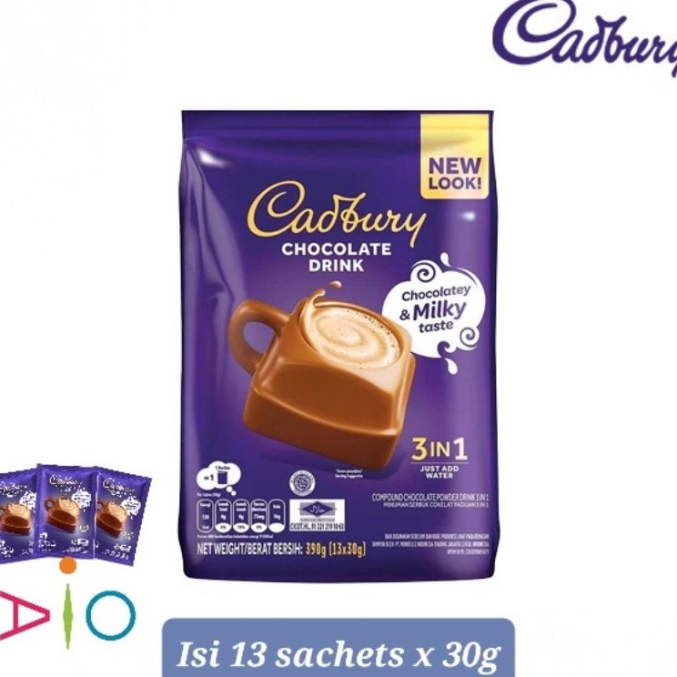 

Hot Sale Cadbury Hot Chocolate Drink 3in1 Malaysia 13 Sachet