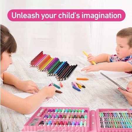 

Crayon set mewarnai 150 Pcs / Peralatan Gambar Lukis anak / Pensil Warna 1 Set