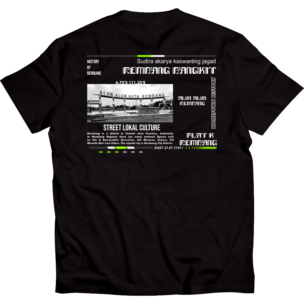 Kaos Rembang Tshirt Rembang PLAT K