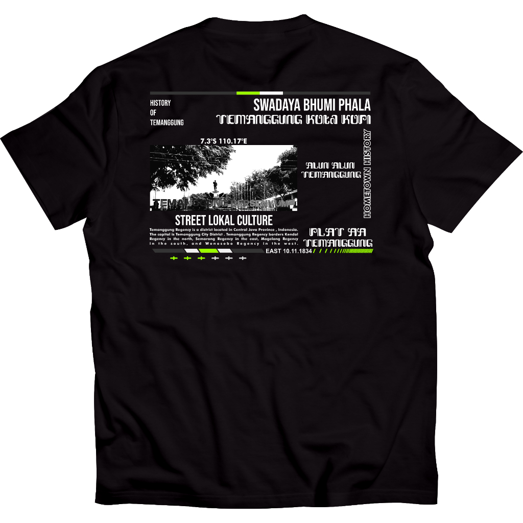 Kaos Temanggung Tshirt Temanggung PLAT AA