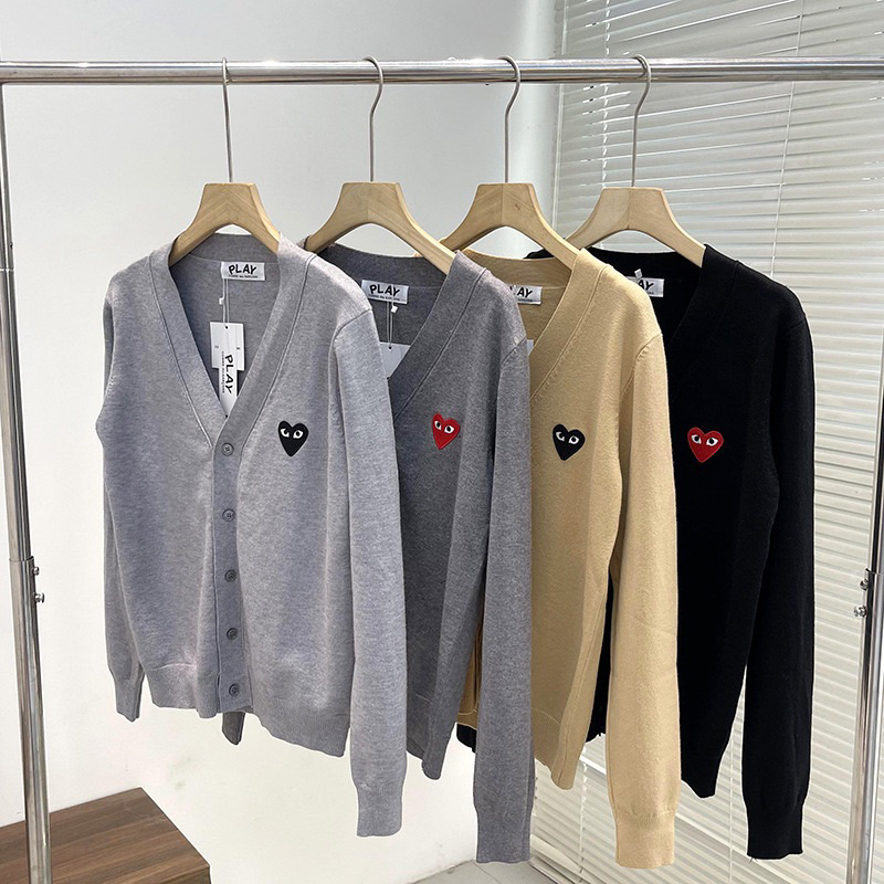 Sweater Pria Wanita Merek PLAY COMME des GARCONS