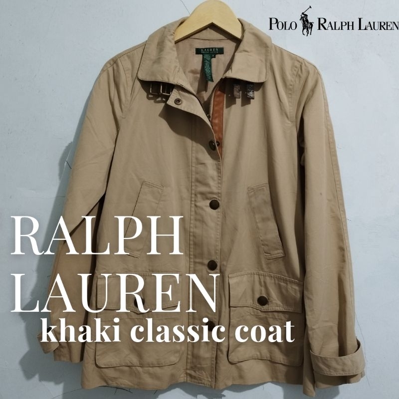 RALPH LAUREN Khaki Classic Coat Original ( PRELOVED )