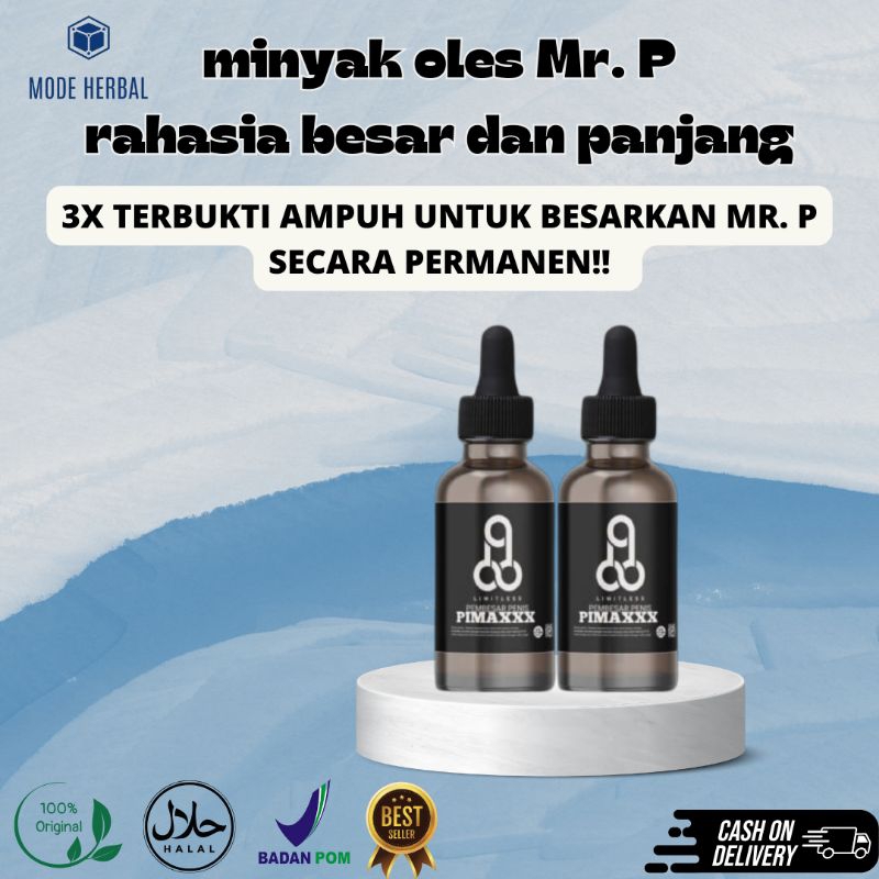 PIMAXXX Minya Oles MR. P - Multivitamin Suplemen obat pembesar dan panjang Penis MR.P Ampuh Permanen