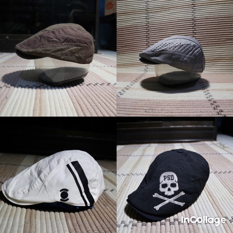 Topi Datar W Angle GOLF Flat Cap Pet Original Second Preloved