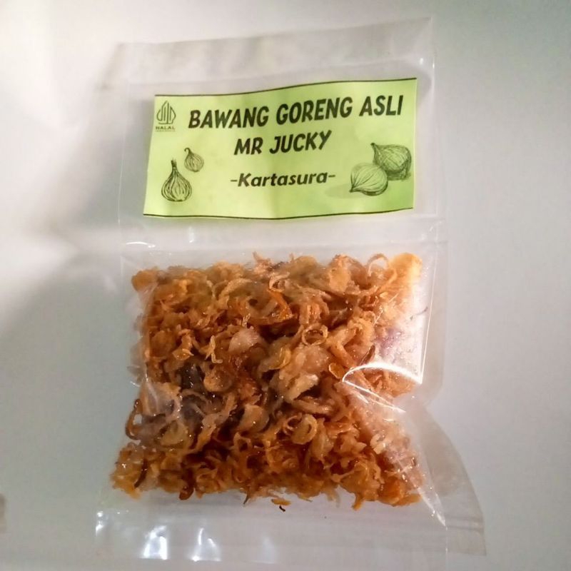 

Bawang merah goreng Asli Mr Jucky 25gr