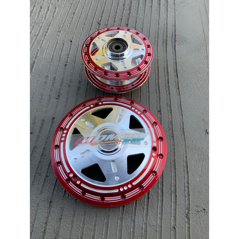 Tromol mio 5tl, sporty GT mio j soul  nouvo depan belakng model slim bubut coak