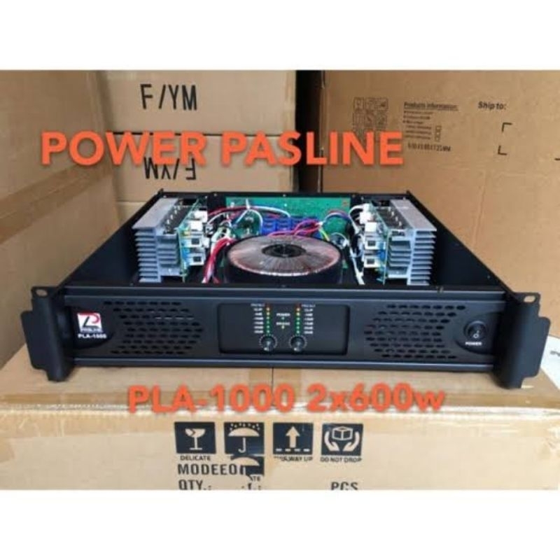POWER AMPLIFIER PASLINE PLA-1000 STEREO ORIGINAL PLA 1000