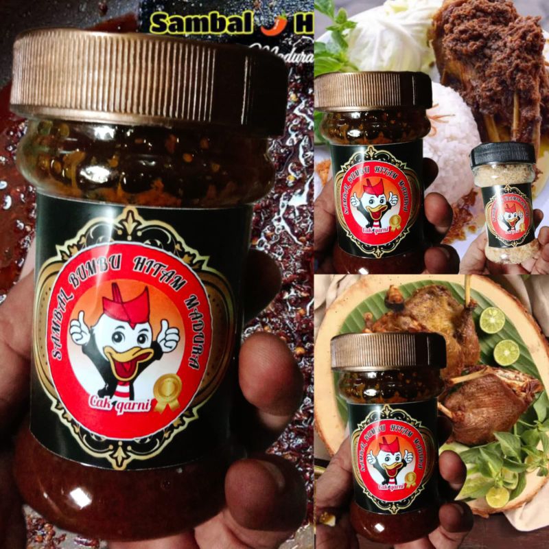 

Sambal Bumbu Hitam Madura Cak qarni