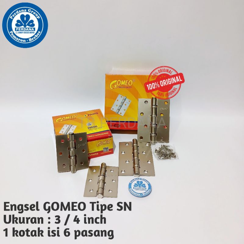 Engsel GOMEO 3", 4" engsel pintu engsel jendela | TB PERDANA