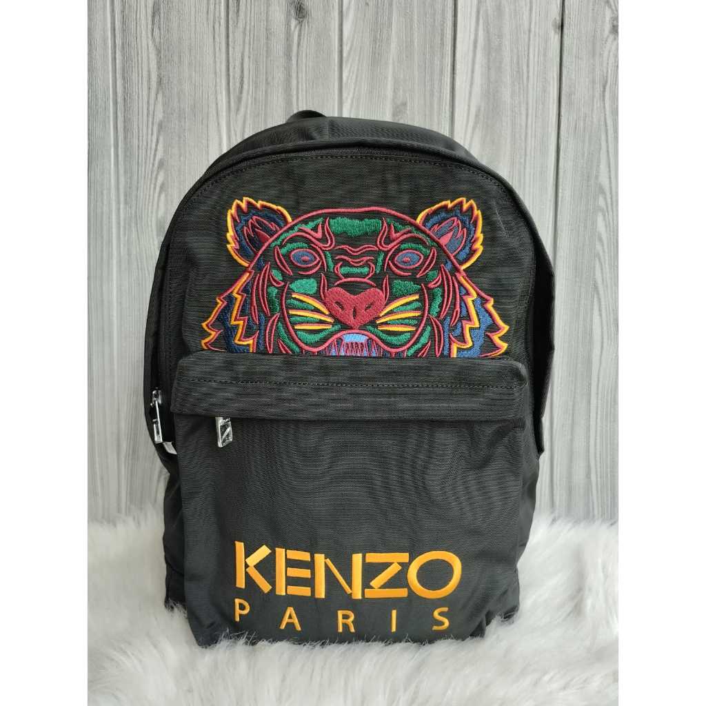 Tas Branded Tiger Backpack Black