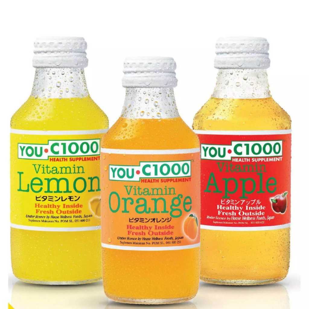 

YOU C1000 Health Drink Vitamin 140ml - Orange/Lemon/Mango