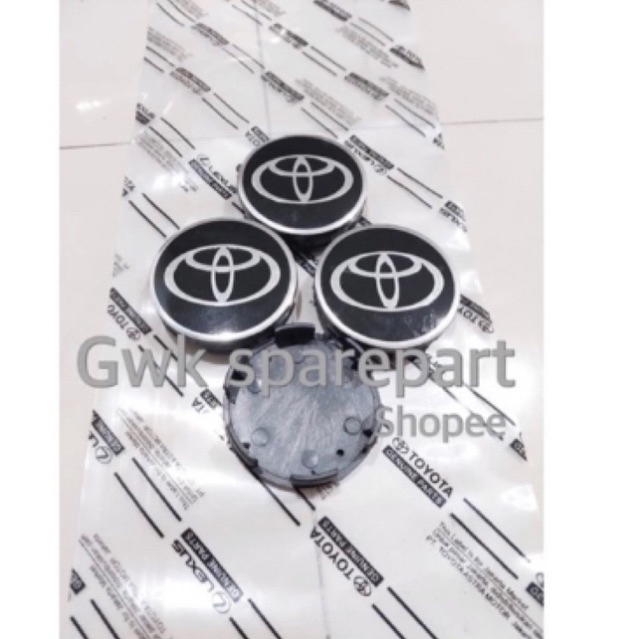 Tutup Dop roda velg 1set 5.7cm Toyota Alphard Ori