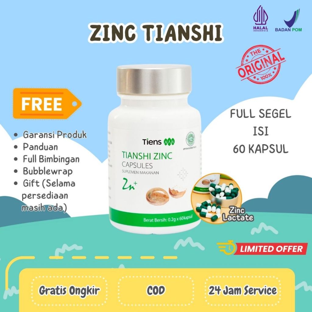 SUPLEMEN ZINC untuk Penambah Nafsu Makan Anak Paling Ampuh Bisa Diminum Bayi Diatas 6 Bulan 1 Tahun
