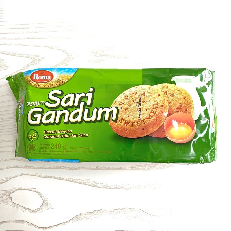 

ROMA SARI GANDUM - Biskuit Susu Family Pack 240gr