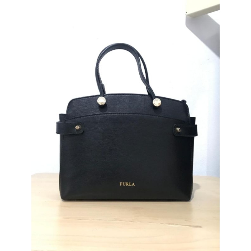 furla agatha black small s