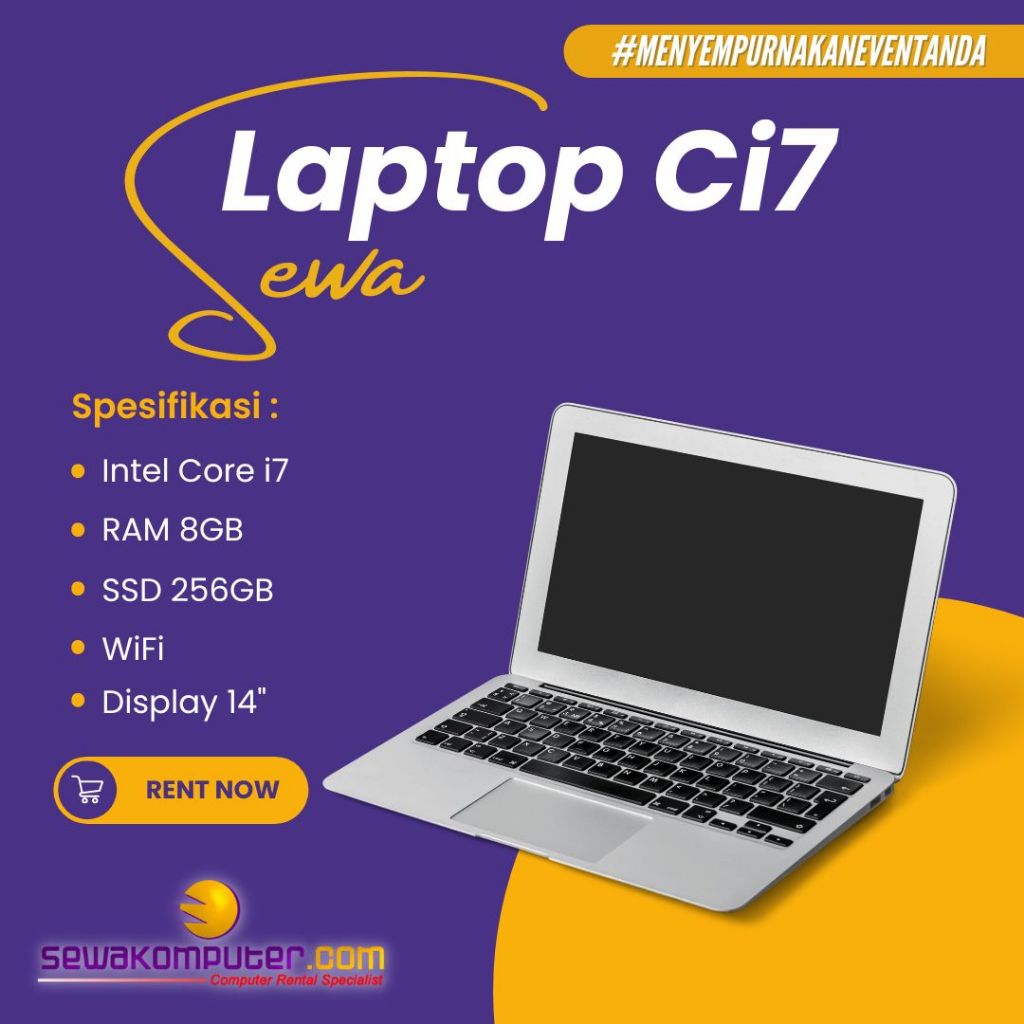Sewa Laptop Core i7 Harian