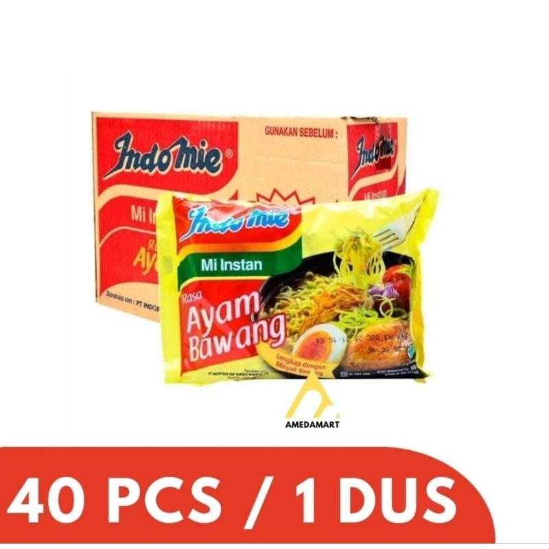 

Indomie Ayam Bawang Mis Instan 75g [40 Pcs/Dus/Karton]