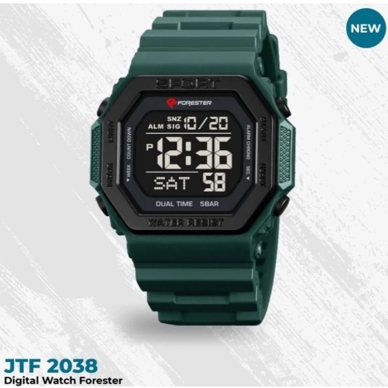 Jam Tangan Forester  JTF2038 Digital watch Forester