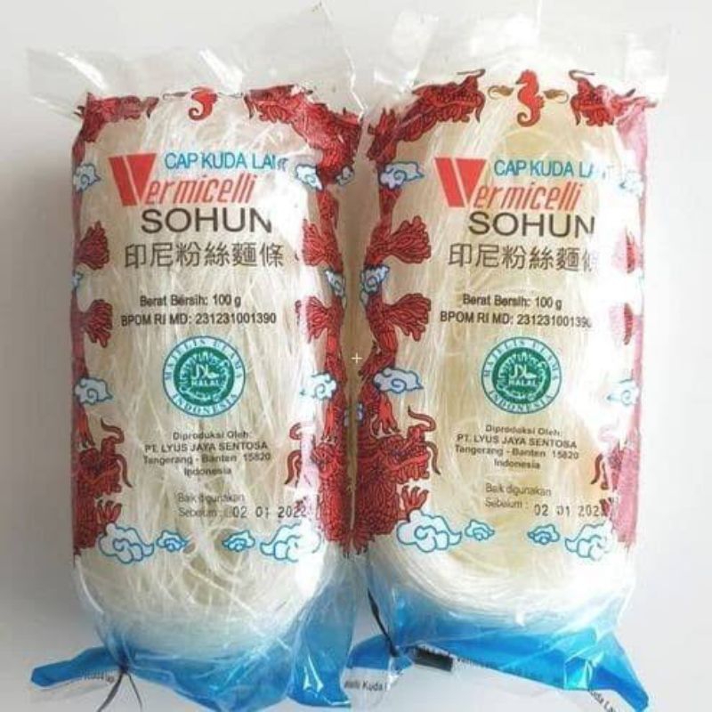 

Bihun Soun Cap naga / Vermicelli / Cap kuda laut 100gr