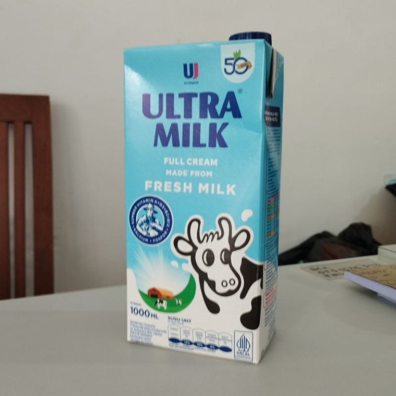 

Susu UHT Ultra Milk 1L 1000ml Full Cream Fresh Milk