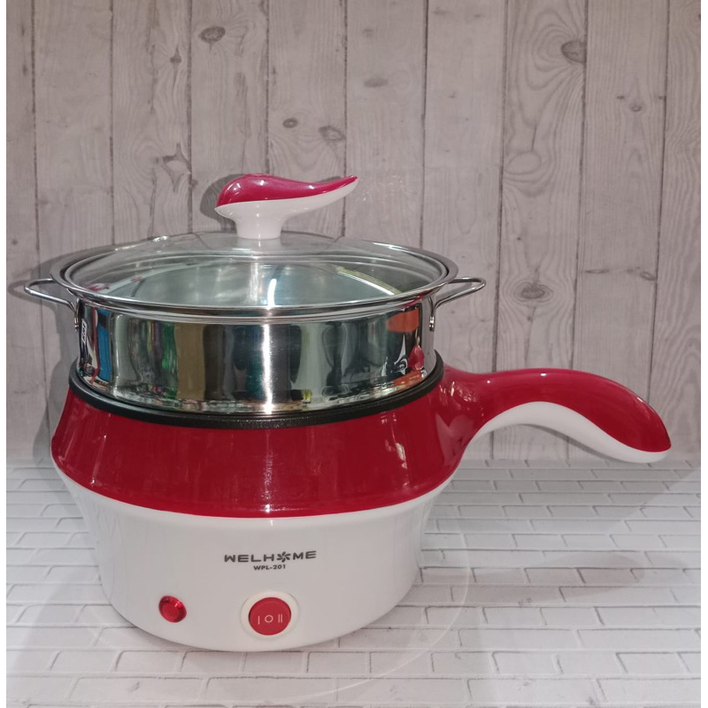 PANCI LISTRIK 3 IN 1 WELHOME 18 CM WPL-201 / PANCI ELEKTRIK - WELHOME
