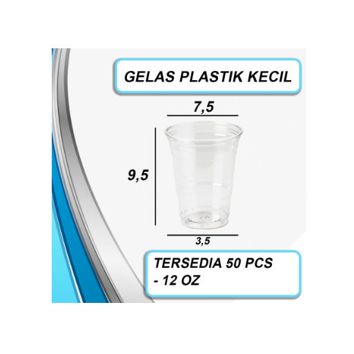 Gelas Plastik Cup Aqua 220ml 1 pack isi 50pcs Eceran