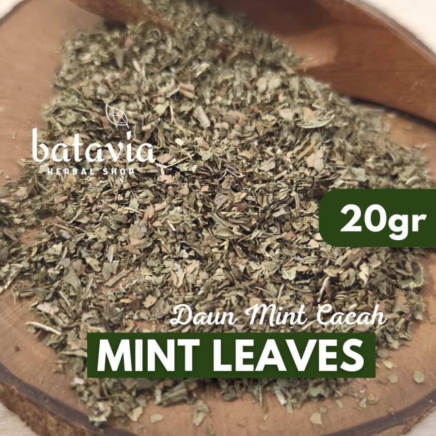 

Dried Mint Leaves Tea Daun Mint Cacah Kering Premium Herbs Time