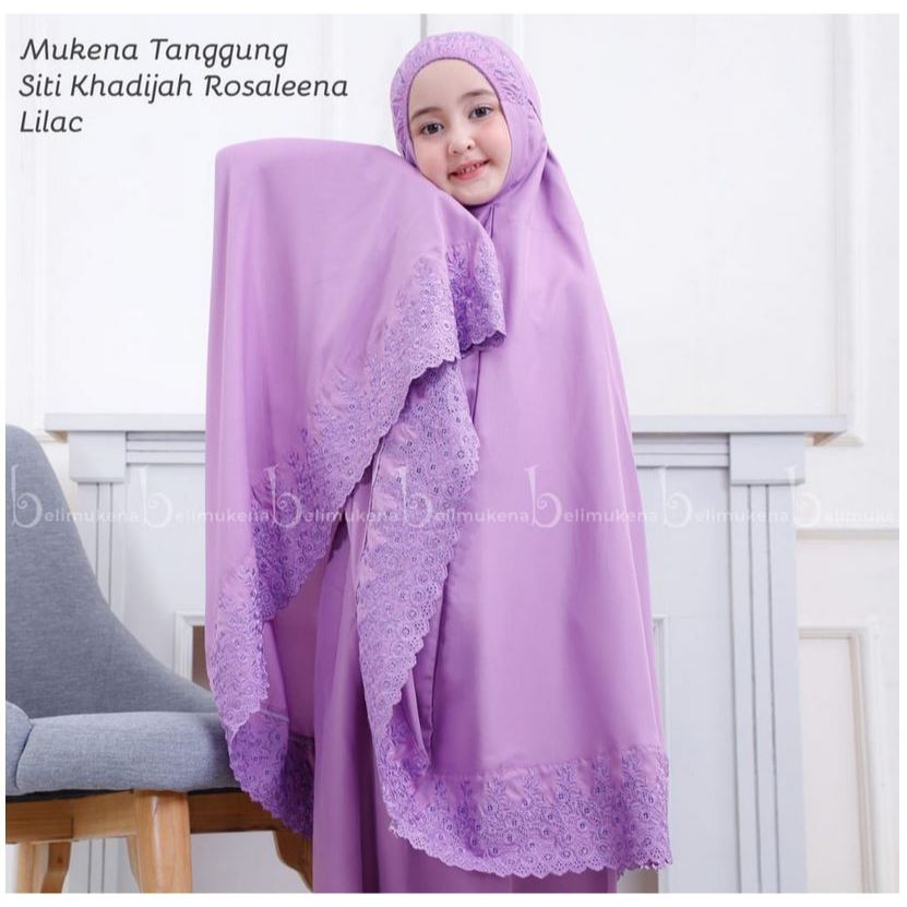 MUKENA ANAK PEREMPUAN SITI KHADIJAH ANAK SYAHBANI MUKENA ANAK TANGGUNG
