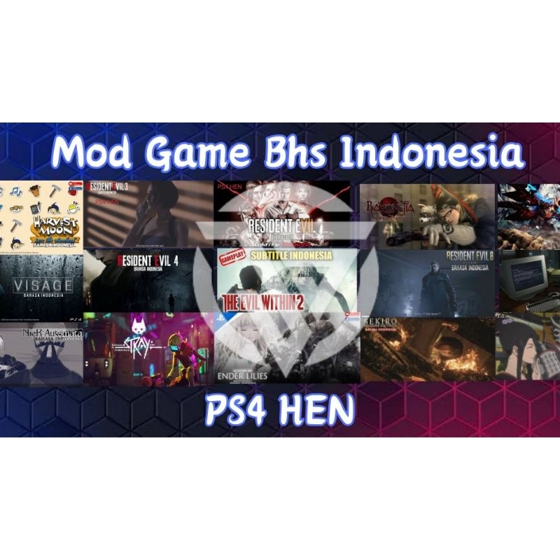 ONLY MOD GAME PS4 BHS INDONESIA (PS4 HEN)