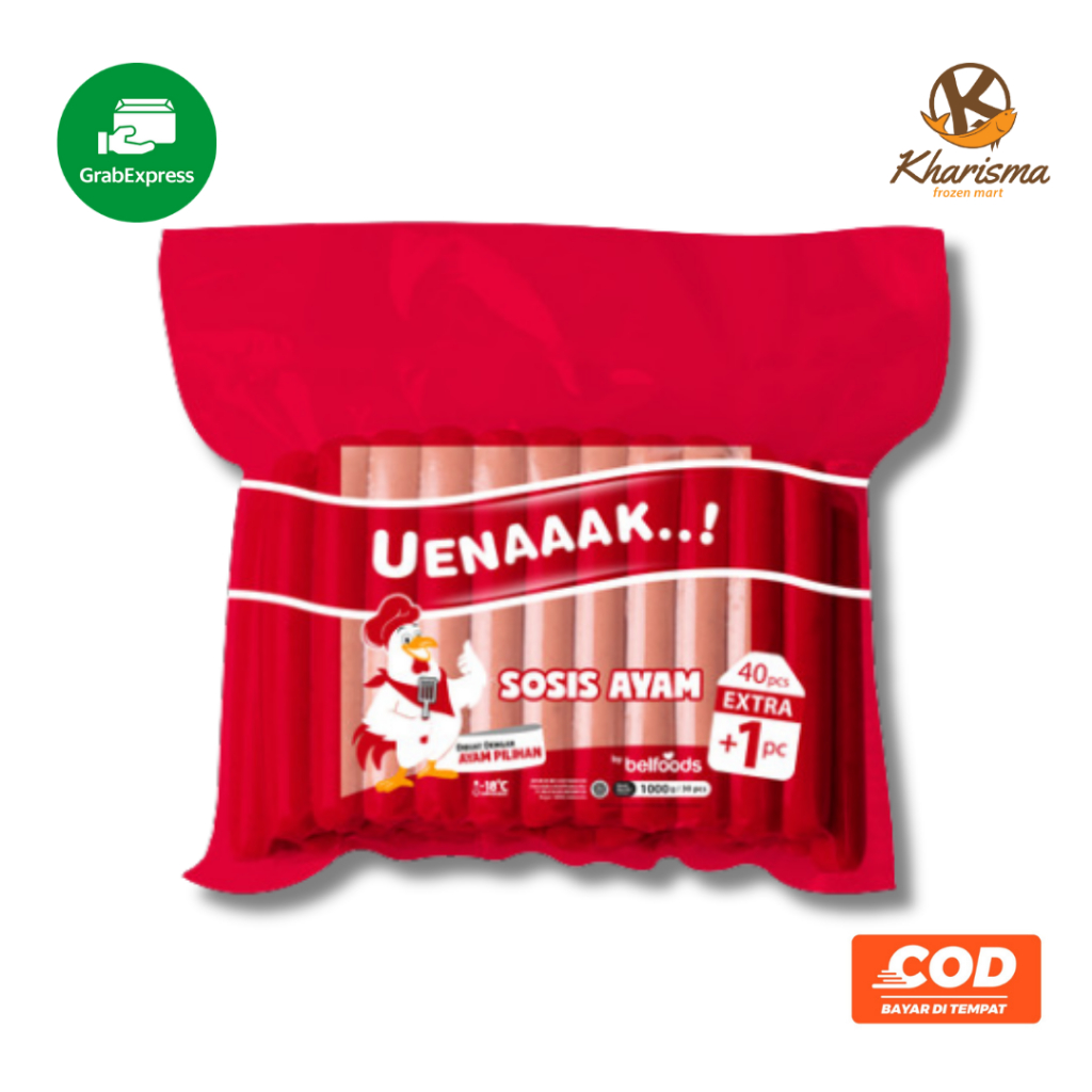 

Belfoods Sosis Ayam Merah 1kg (Khusus Sumbar) Kharisma Frozenmart Padang