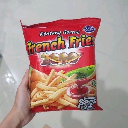 

French Fries 2000 kentang goreng snack makanan ringan 62gr