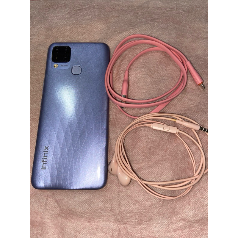 Infinix Hot 10s NFC second purple RAM 4 GB/ROM 128 GB OS Android 11