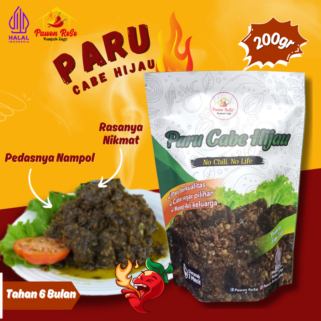 

Paru Cabe Hijau (200 gr)