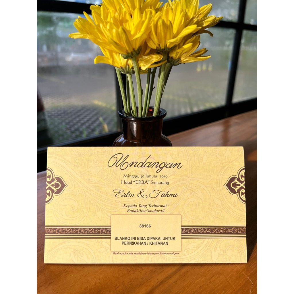 Undangan ERBA 88166