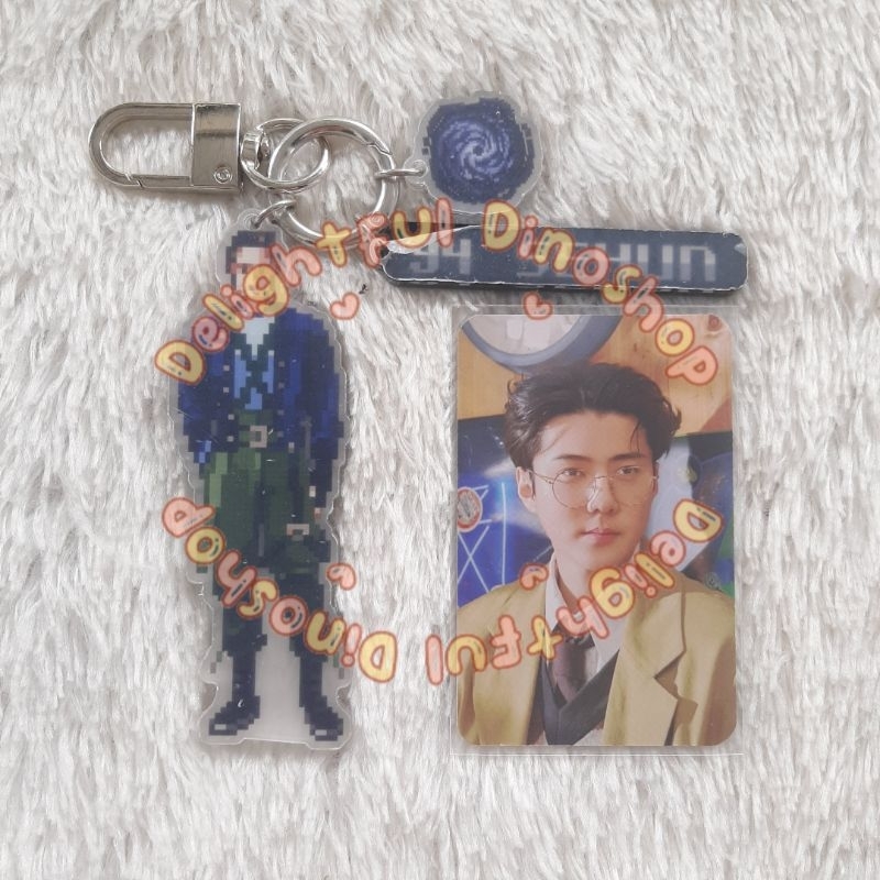 (READY STOCK) EXO DON'T FIGHT THE FEELING GOODS SGS SM GLOBAL SHOP KEYRING PHOTOCARD SEHUN BUNDLE EX