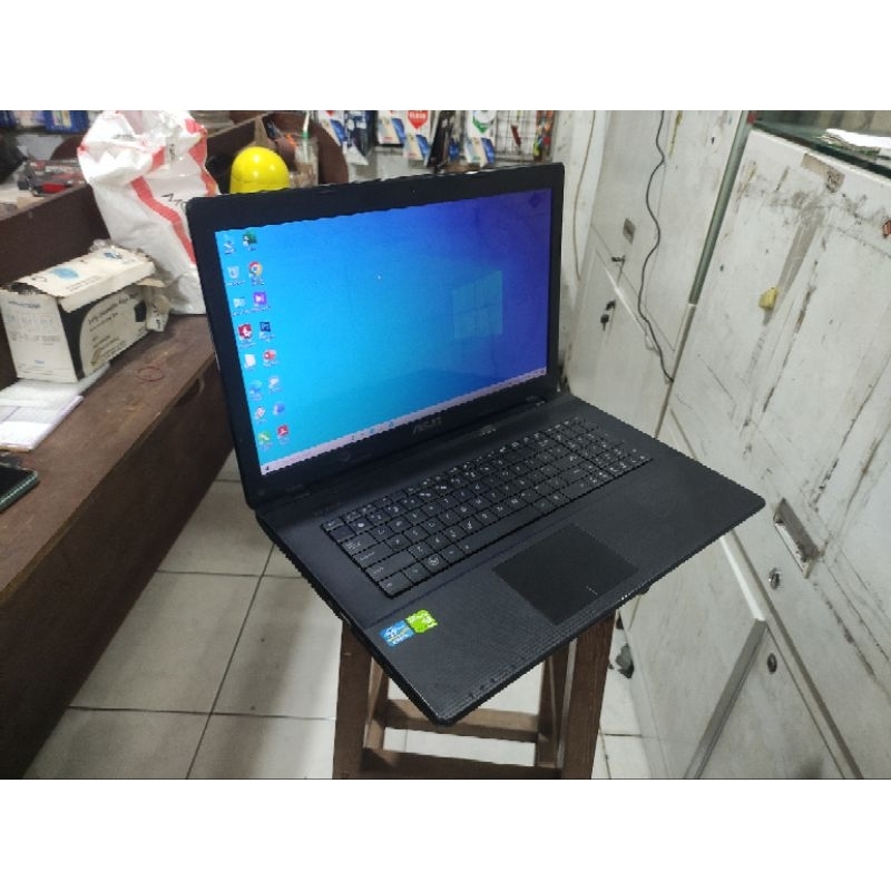 Laptop Asus X75VB Ram 12gb SSD 250gb core i5 Double VGA Gaming Siap pakai