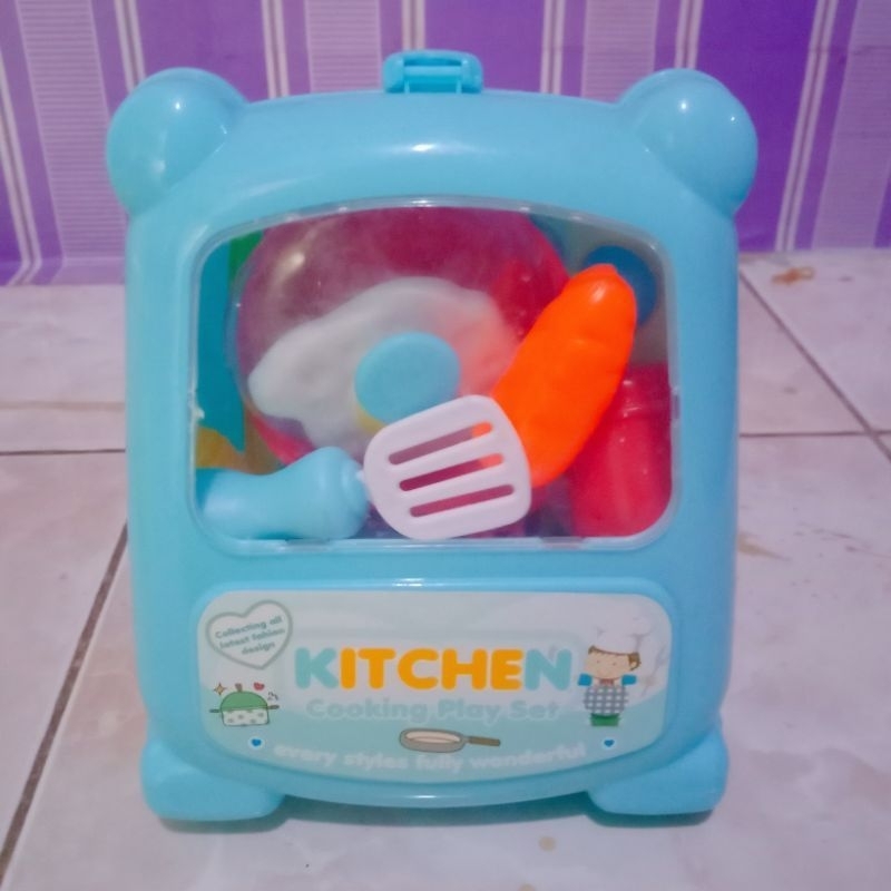 mainan tas koper mini/mainan koper alat masak/mainan koper set