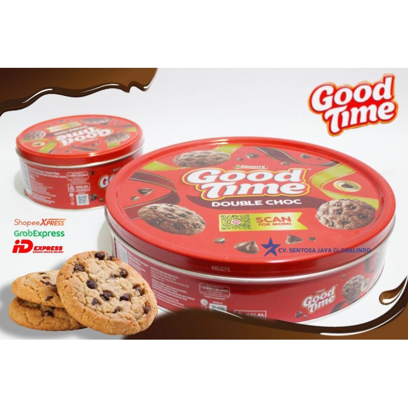 

Good Time Assorted Cookies 256Gr - Kaleng Lebar