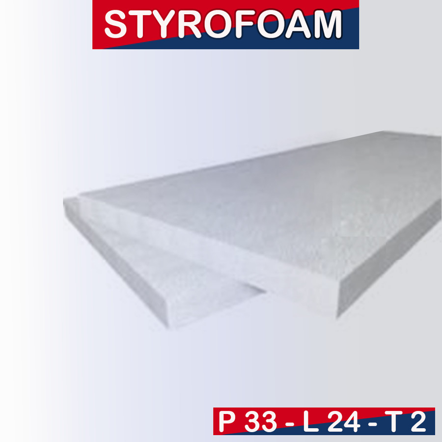 

Styrofoam lembaran 33x25x1 cm, Styrofoam papan lembaran