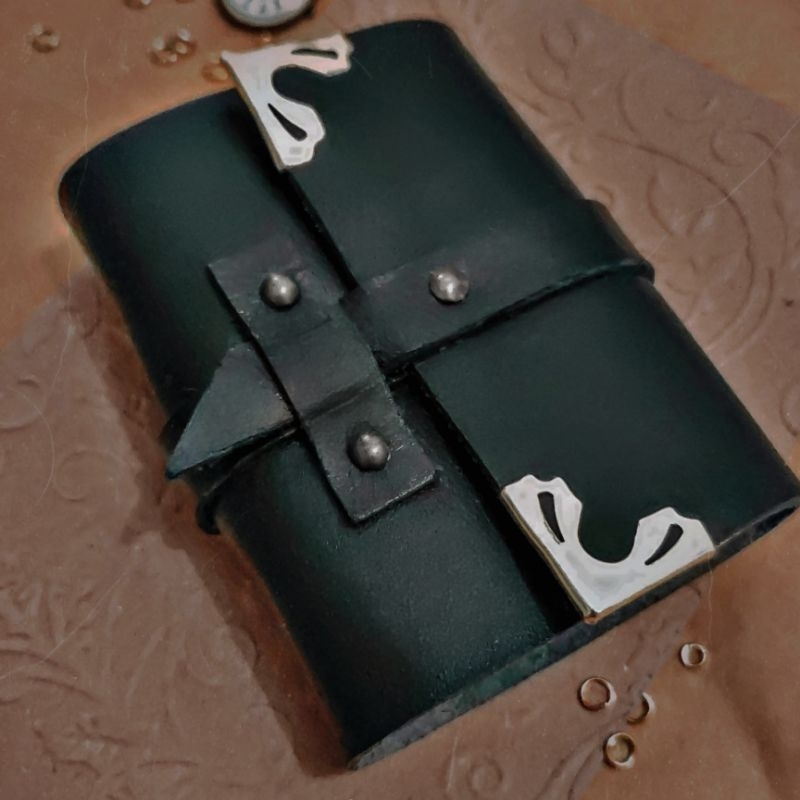 

Black Mini Vintage Journal book