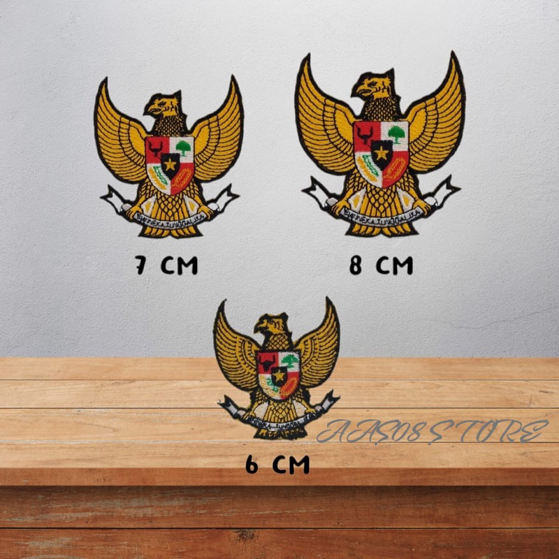 LOGO BORDIR GARUDA BEDGE GARUDA EMBLEM GARUDA